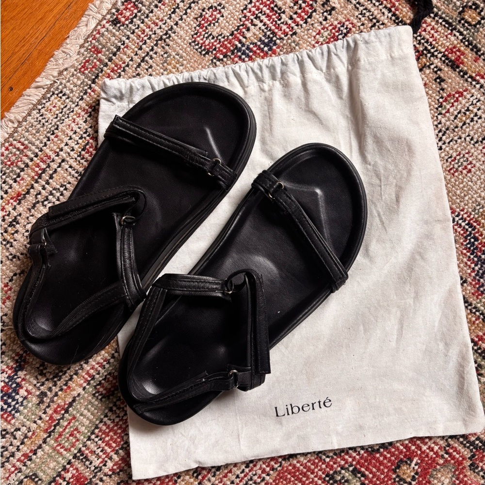 Liberté Leather Strappy Sandals